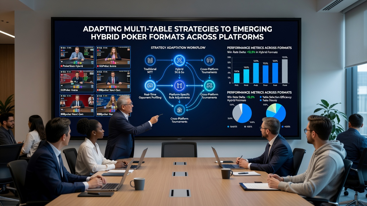 Spelers passen multi-table strategieën aan via geïntegreerde trackingtools op hybride platforms
