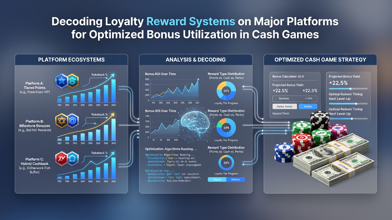 Grafieken en data-analyse van bonusbenutting in cash games op pokerplatforms