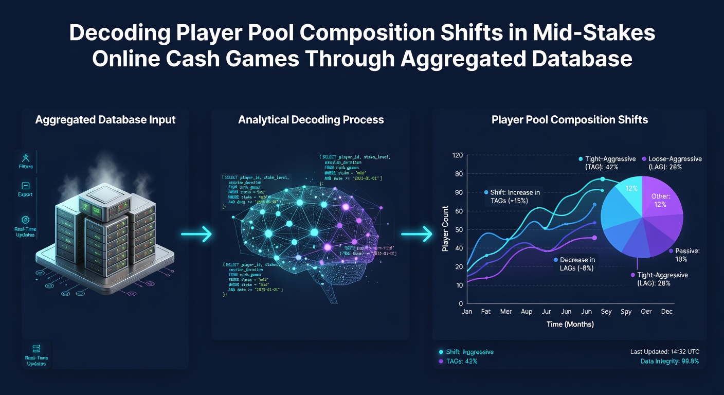 Visualisatie van database trends met focus op mid-stakes cash game shifts