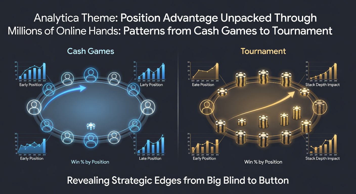 Grafieken die positiepatronen in poker toernooien vergelijken met cash game data