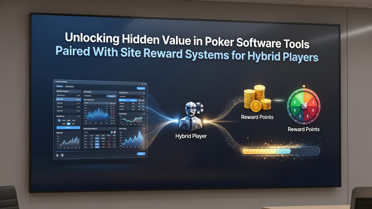 Geïntegreerde tracking en beloningen voor hybride poker spelers